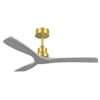 Avex 52 in. Smart Indoor/Outdoor Gold Ceiling Fan with Remote Control | The Home Depot