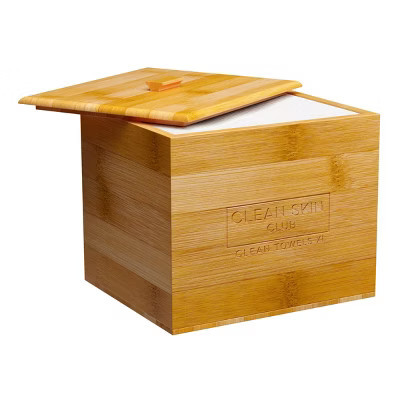 Clean Skin Club Clean Towels XL Original + Bamboo Container - Cover - 50ct | Target