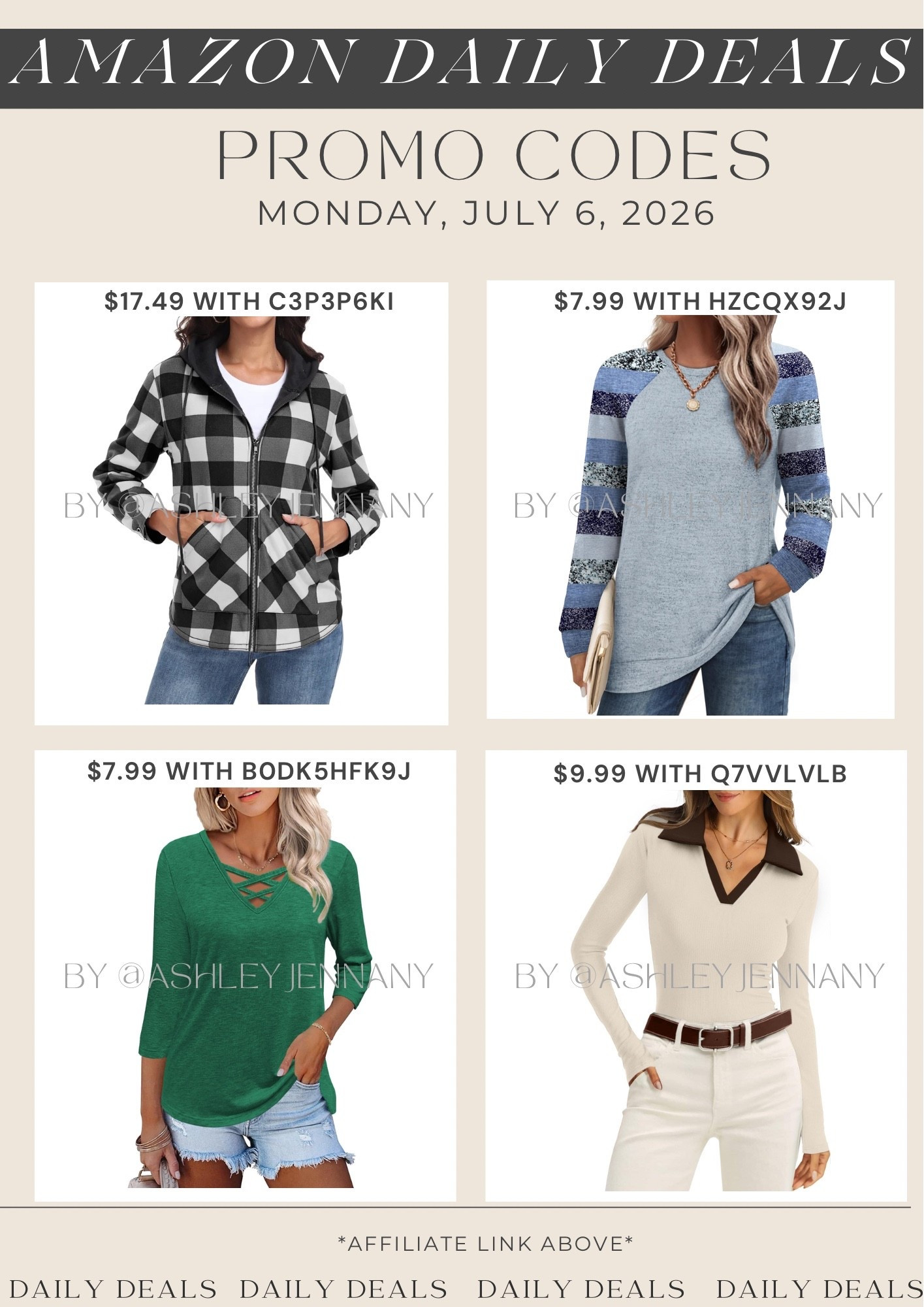 Amazon deals

#LTKSaleAlert #LTKMidsize #LTKootd