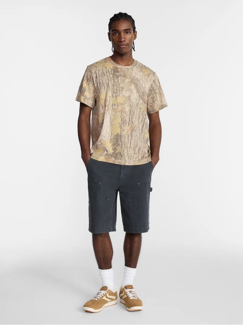 No Boundaries Men's and Big Men's Standard Fit Cotton T-Shirt with Short Sleeves, XS-5XL | Walmart (US)