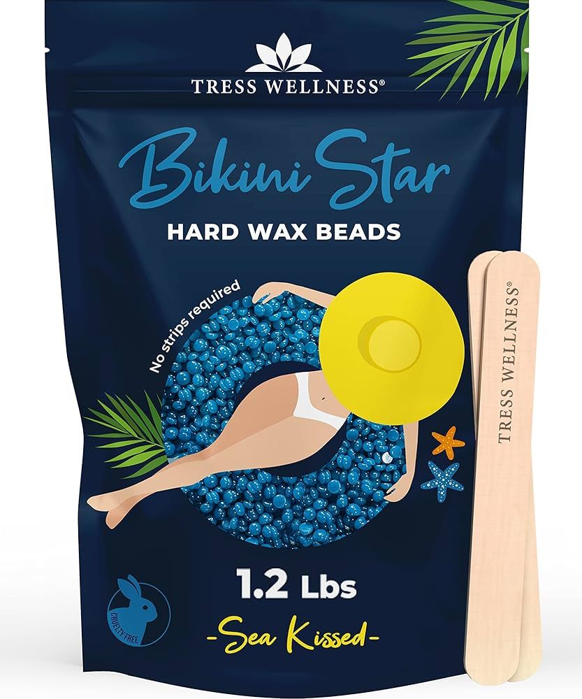 Tress Wellness Hard wax beads - For sensitive skin - Bikini Star 1.2lb | Amazon (US)