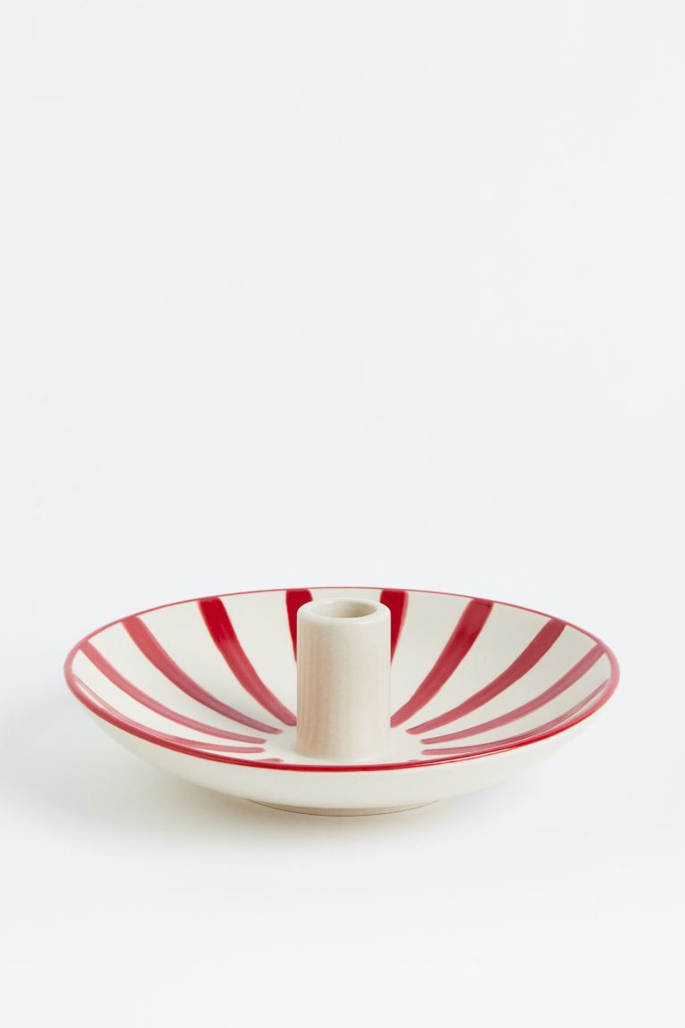 Stoneware Candle Holder | H&M (US + CA)