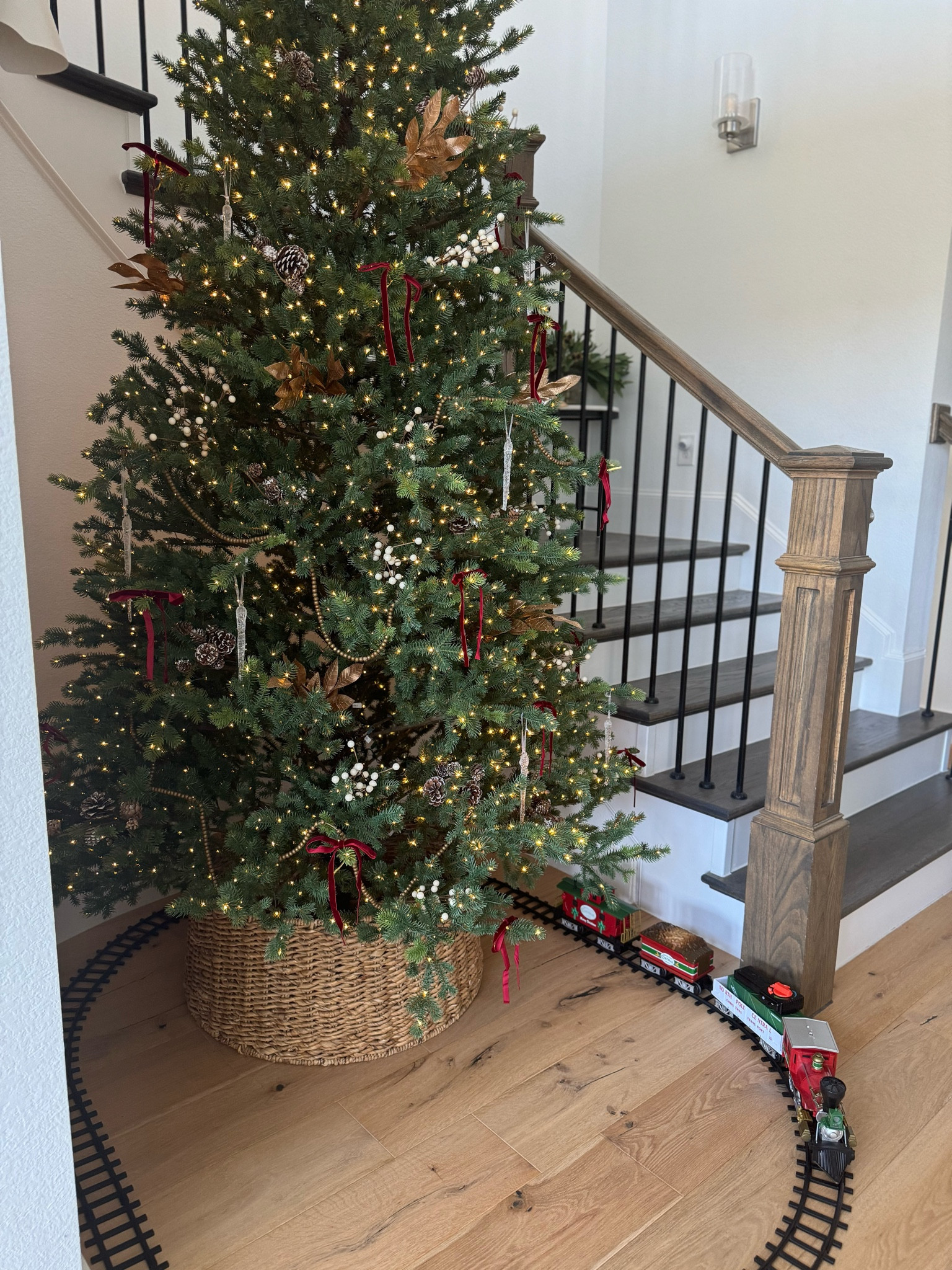 Love our Christmas tree. We have had for 4 years. We got the 7.5 foot for our son’s room. Best investment ever

Viral Christmas tree, twinkle Christmas tree, Christmas tree with a remote, Christmas tree with timer, rattan tree collar, woven tree collar, bow ornaments, Home Depot Christmas tree, battery operated train, 


#LTKHome #LTKSeasonal #LTKHoliday