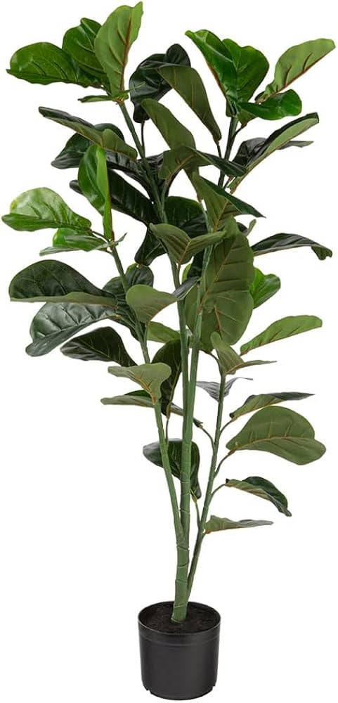 Naturae Decor Fiddle Leaf Tree - Lifelike Artificial Indoor and Outdoor House Plant - UV Resistan... | Amazon (US)