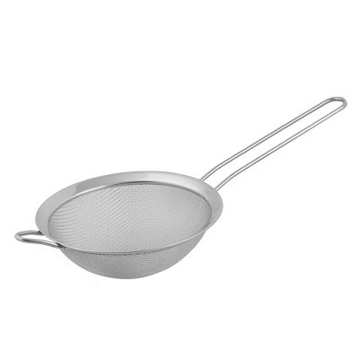 Unique Bargains Home Kitchen Metal Fried Food Spice Flour Mesh Strainer Silver Tone 1 Pc | Target