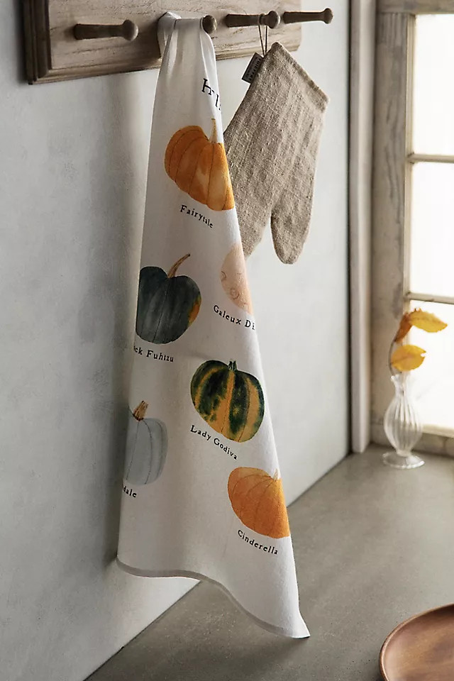 May We Fly Heirloom Pumpkins Dish Towel at Terrain | Terrain
