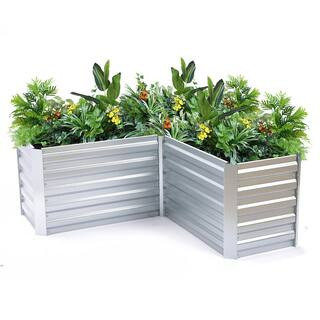 Galvanized Steel Raised Garden Bed | The Home Depot