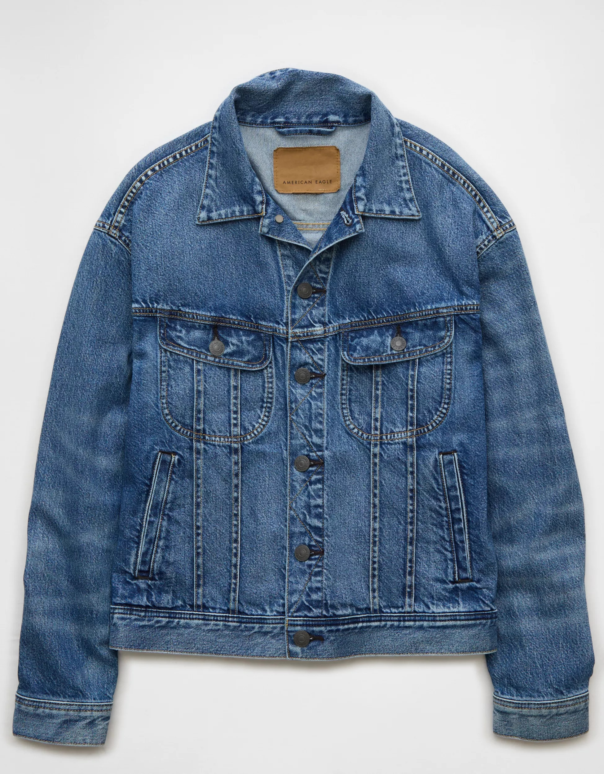 AE Denim Trucker Jacket | American Eagle Outfitters (US & CA)