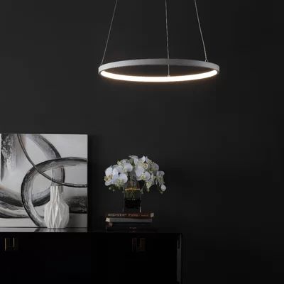 Shangrila 1 - Light Unique / Statement Drum LED Pendant Ivy Bronx | Wayfair North America