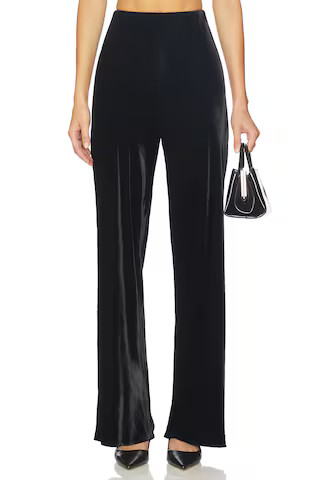 CAMI NYC Bristol Velvet Pant in Black from Revolve.com | Revolve Clothing (Global)
