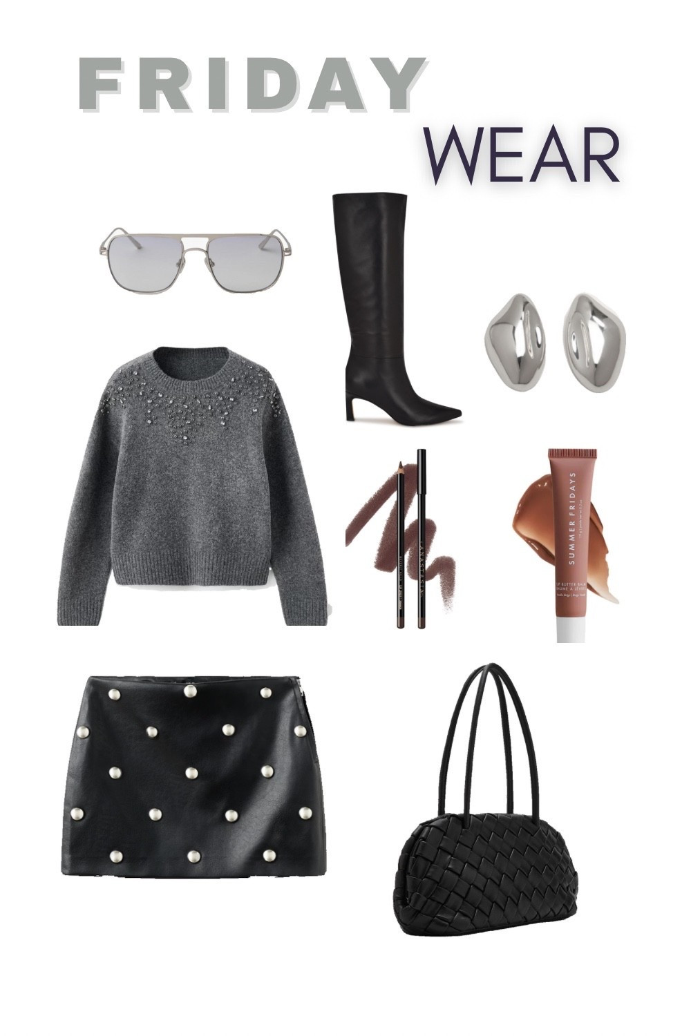 How to style a mini skirt with an oversized sweater for the office 

#LTKStyleTip #LTKItBag #LTKShoeCrush