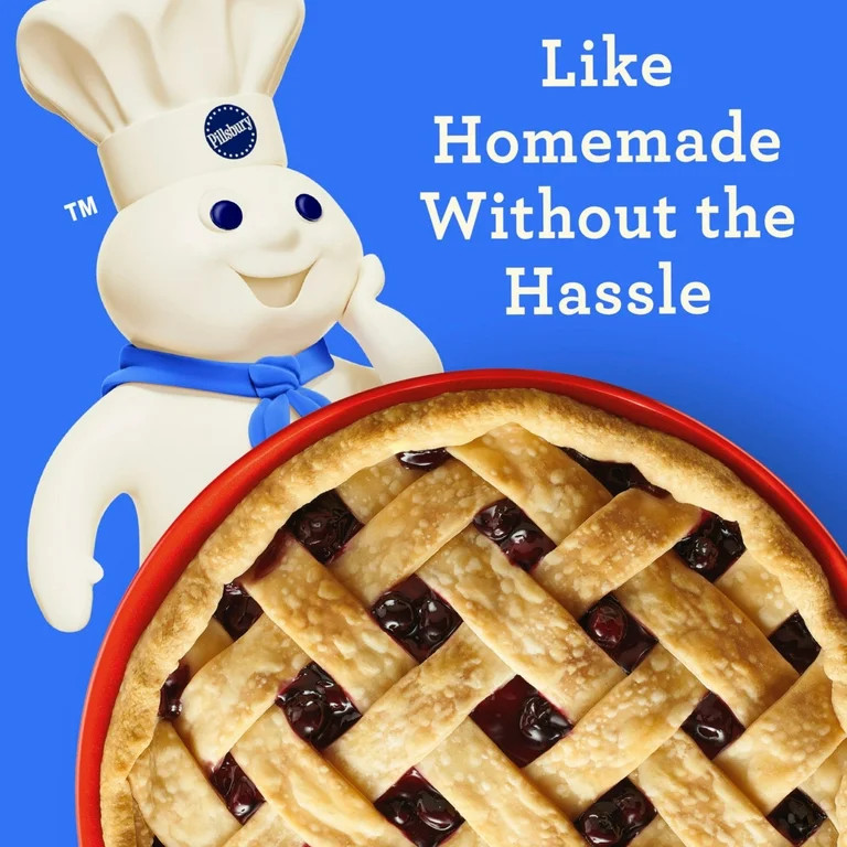 Pillsbury Premade Refrigerated Pie Crust, Two Pie Crusts, 14.1 oz | Walmart (US)