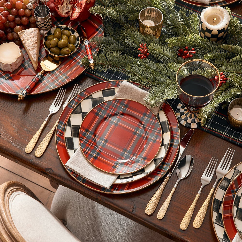 Red Tartastic Dinnerware | MacKenzie-Childs