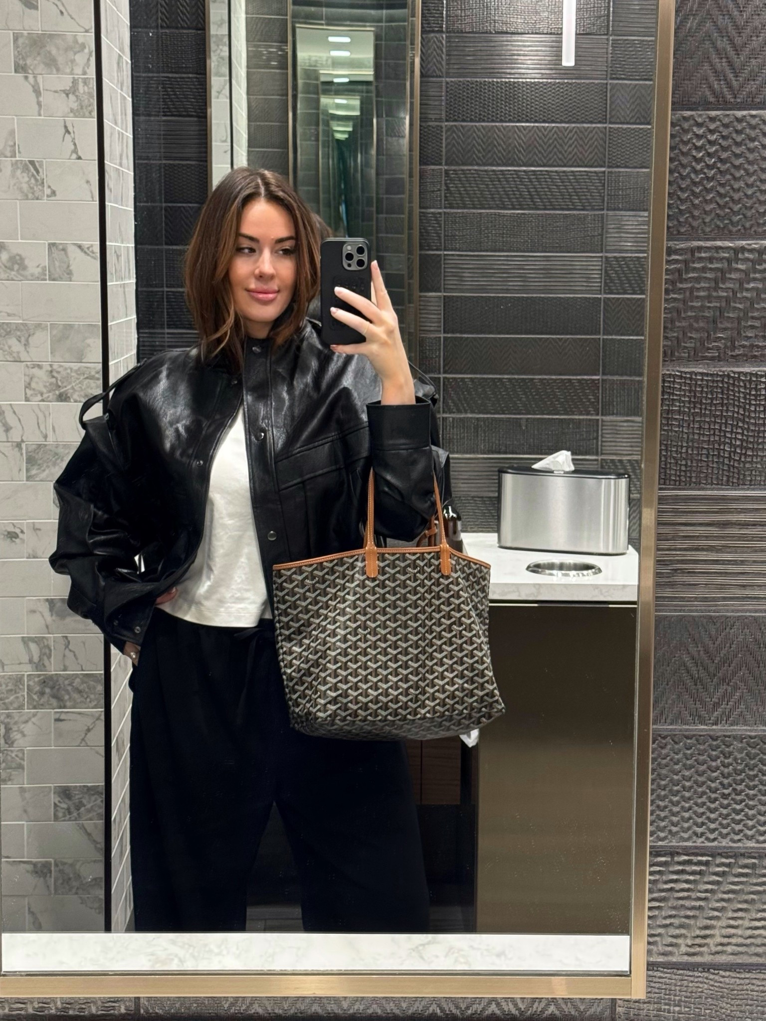 Travel outfit and casual street style with a black bomber jacket (wearing XL) 🖤

#LTKCyberWeek #LTKdayinmylife