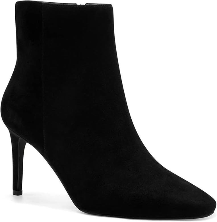 Juliet Holy Womens Ankle Boots Pointed Toe Side Zipper Heeled Booties Party Dress Stiletto Boots | Amazon (US)