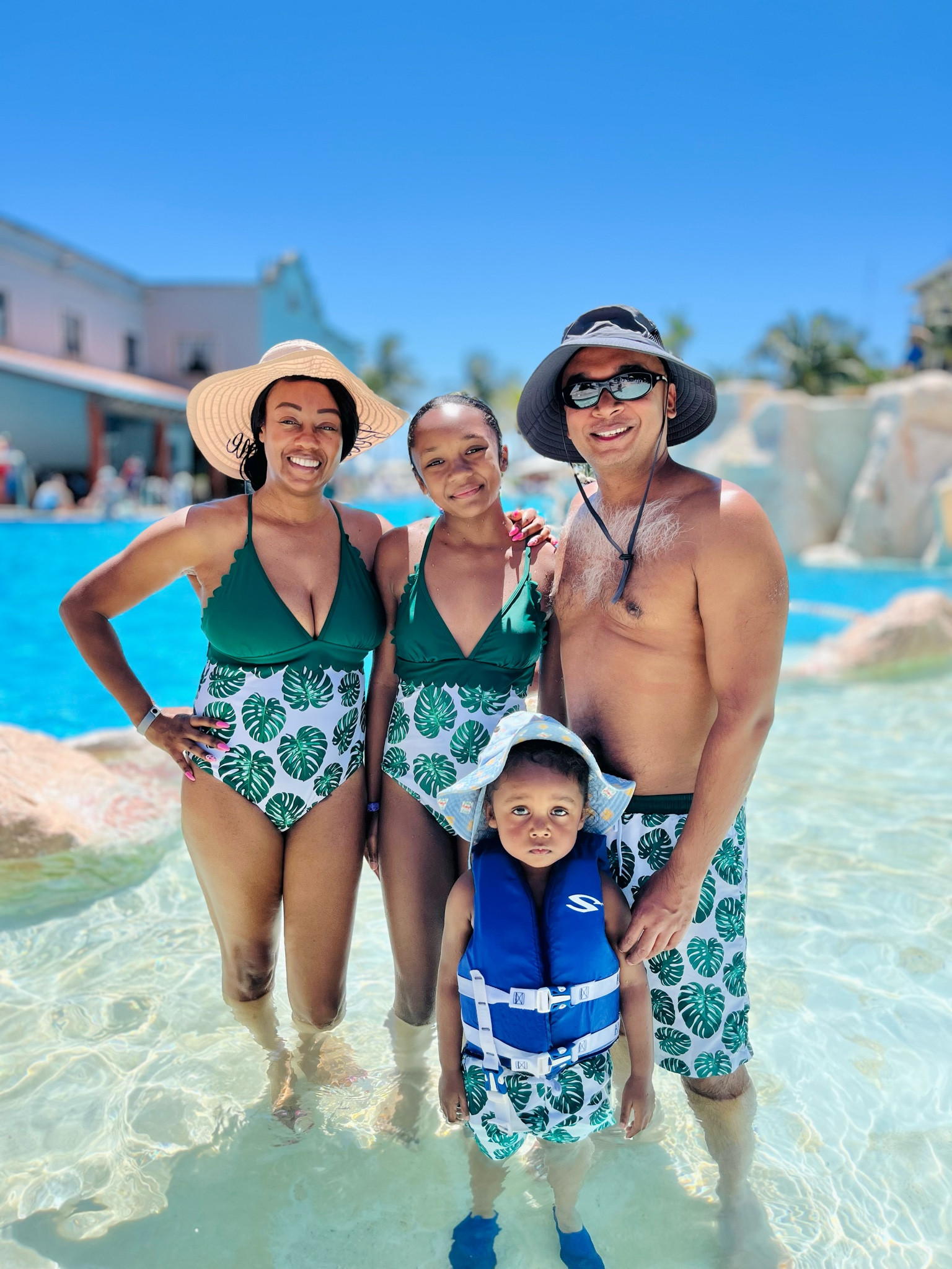 Lovely green matching swimsuits for that perfect pool day. 💚

#LTKfamily #LTKtravel #LTKover40