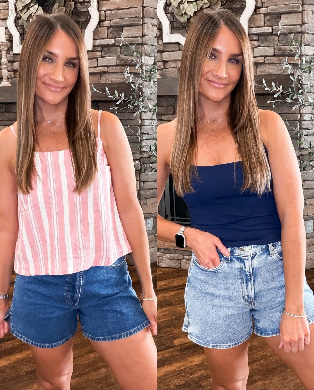 If you’re over the days of short shorts, you’re going to love these from Target. They have a longer inseam, good stretch and make the bum look good.

Wearing a size 6 in shorts and small in tops.

#casualstyle #casualoutfits #trulyjesselle #flblogger #fashionreel #stylereel #stylingreel #affordablefashion #affordablestyle #fashiononabudget #everydayoutfit #fashioncreator #howtostyle #effortlesschic #effortlessfashion #casualchic #effortlesscasual #everydaycasual #comfycasual #winteroutfitideas #joggerset #joggerstyle #targetstyle #targetfashion #targetfashionfinds #targetstyles #targetdeals #jeanshorts #denimshorts

#LTKgrwm #LTKmomlife #LTKootd