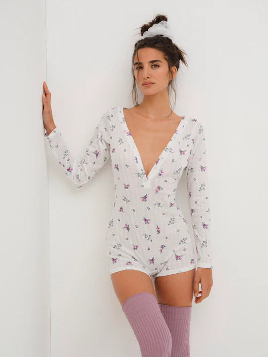 New! Pointelle Onesie | For Love & Lemons