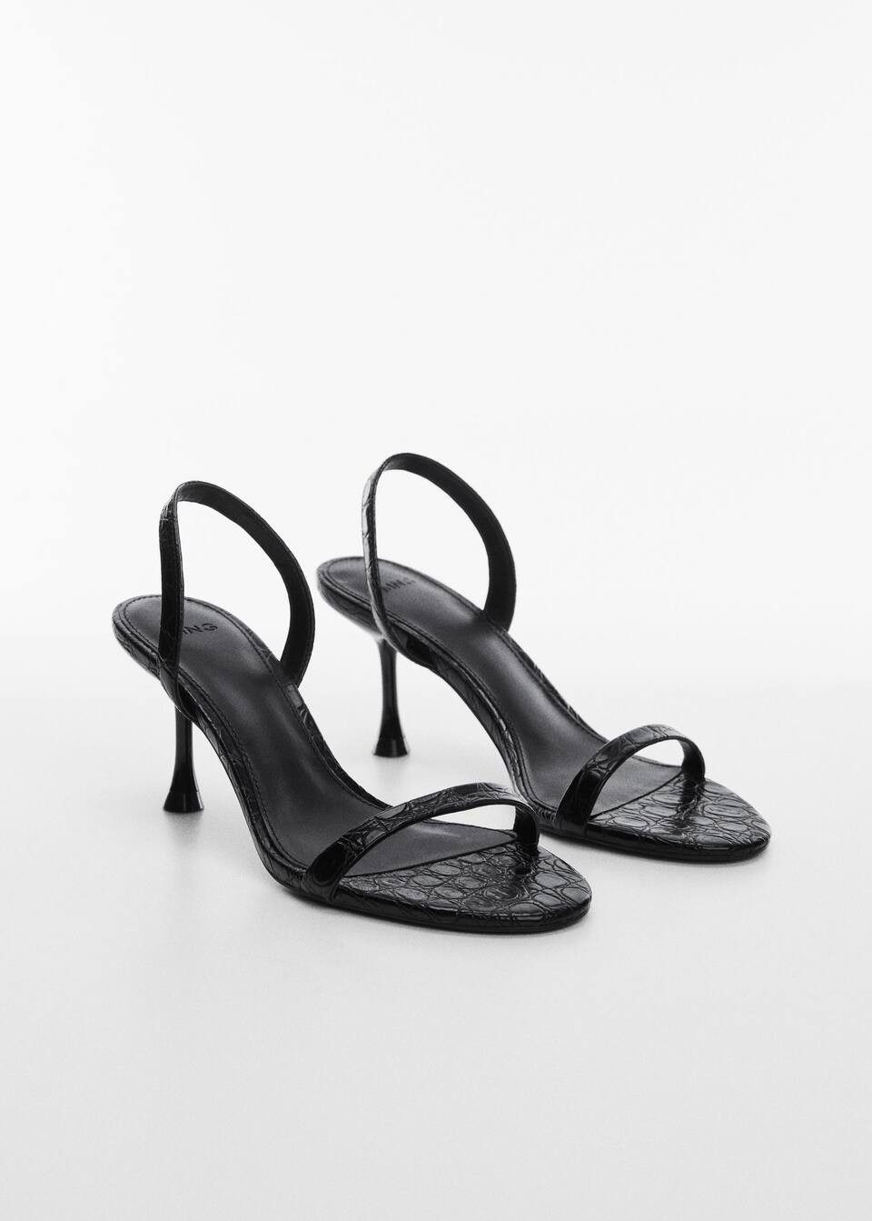 Strappy heeled sandals -  Women | Mango USA | MANGO (US)