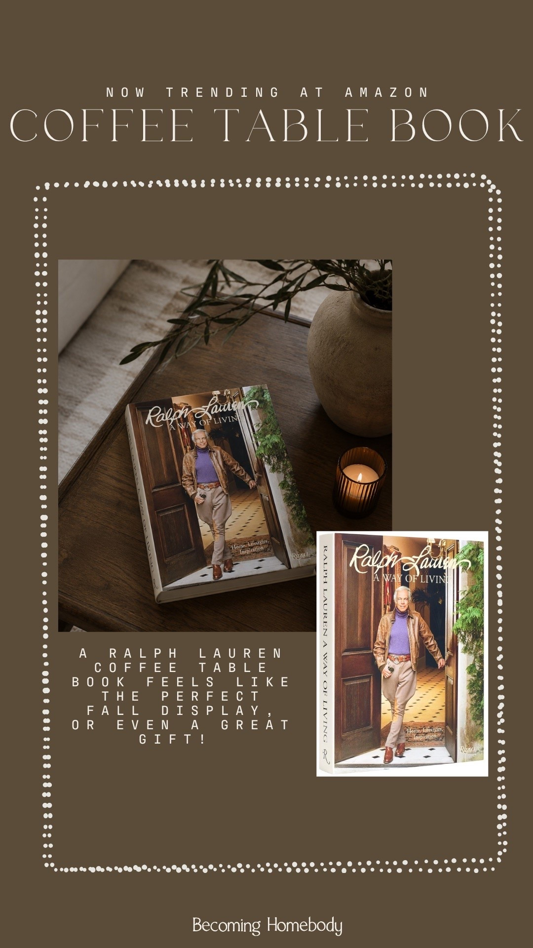 Ralph Lauren but on Amazon 😍 such a great coffee table book gift idea!

#LTKHome