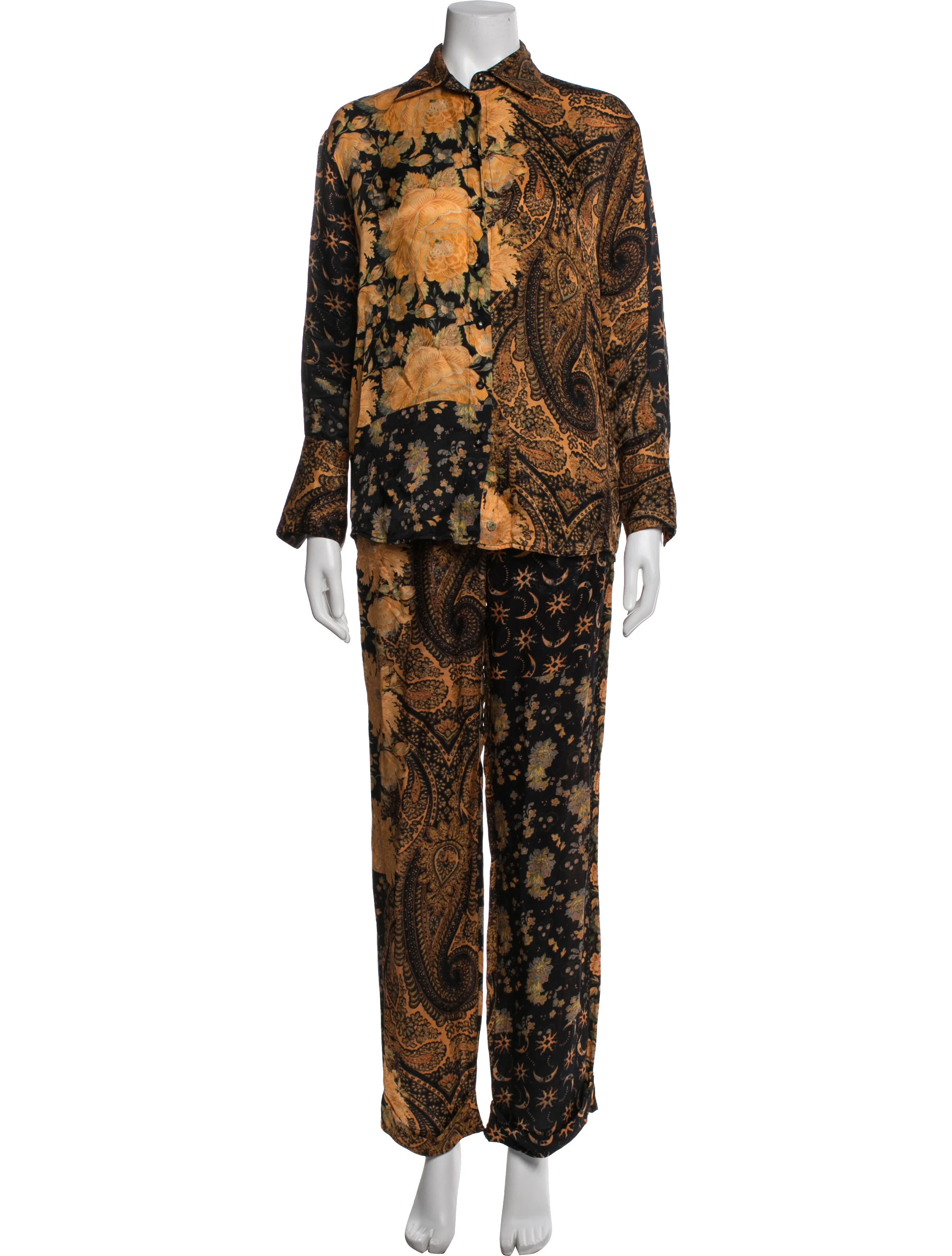 The Kooples Patterned Pant Set | The RealReal
