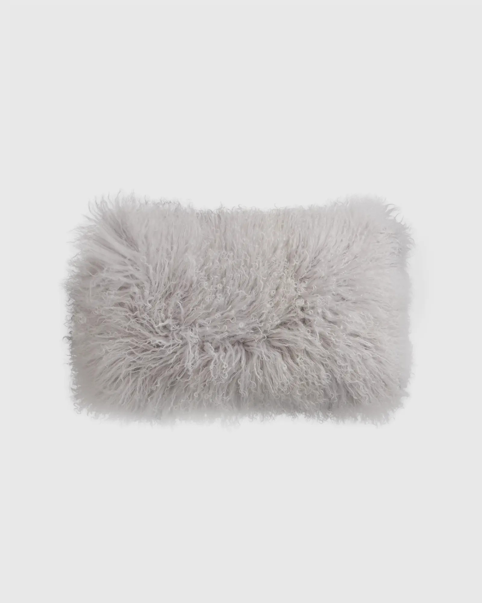 Luxe Mongolian Lamb Lumbar Pillow Cover | Quince