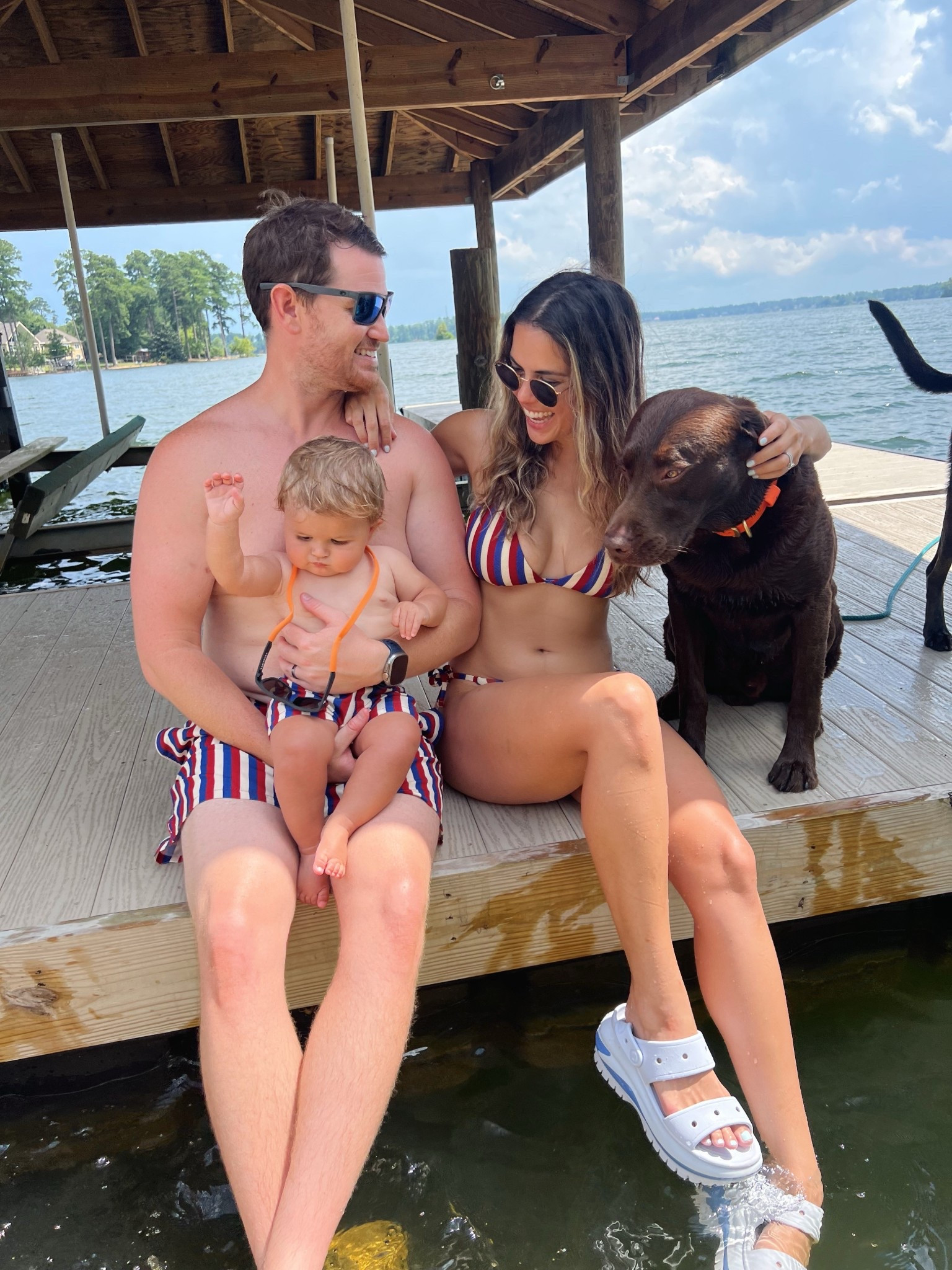 A photo with my boys, but make it matching ❤️ Target on point this summer with the family suites!! PS linking my favorite shoes for the lake house!

#LTKSeasonal #LTKFamily #LTKSwim