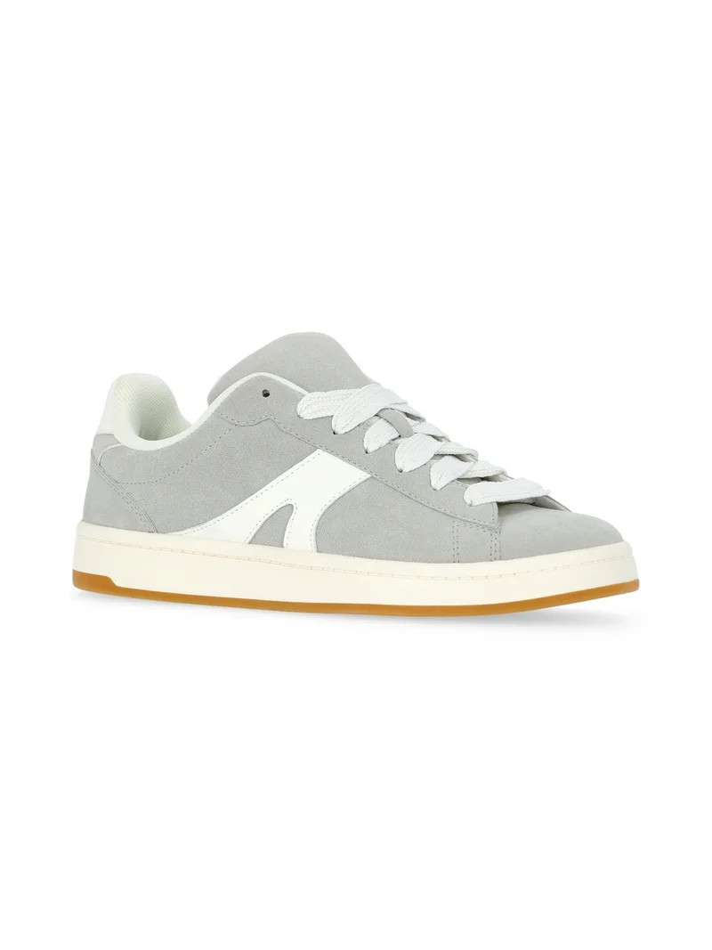 No Boundaries Women's Chunky Lace-Up Skate Sneakers | Walmart (US)