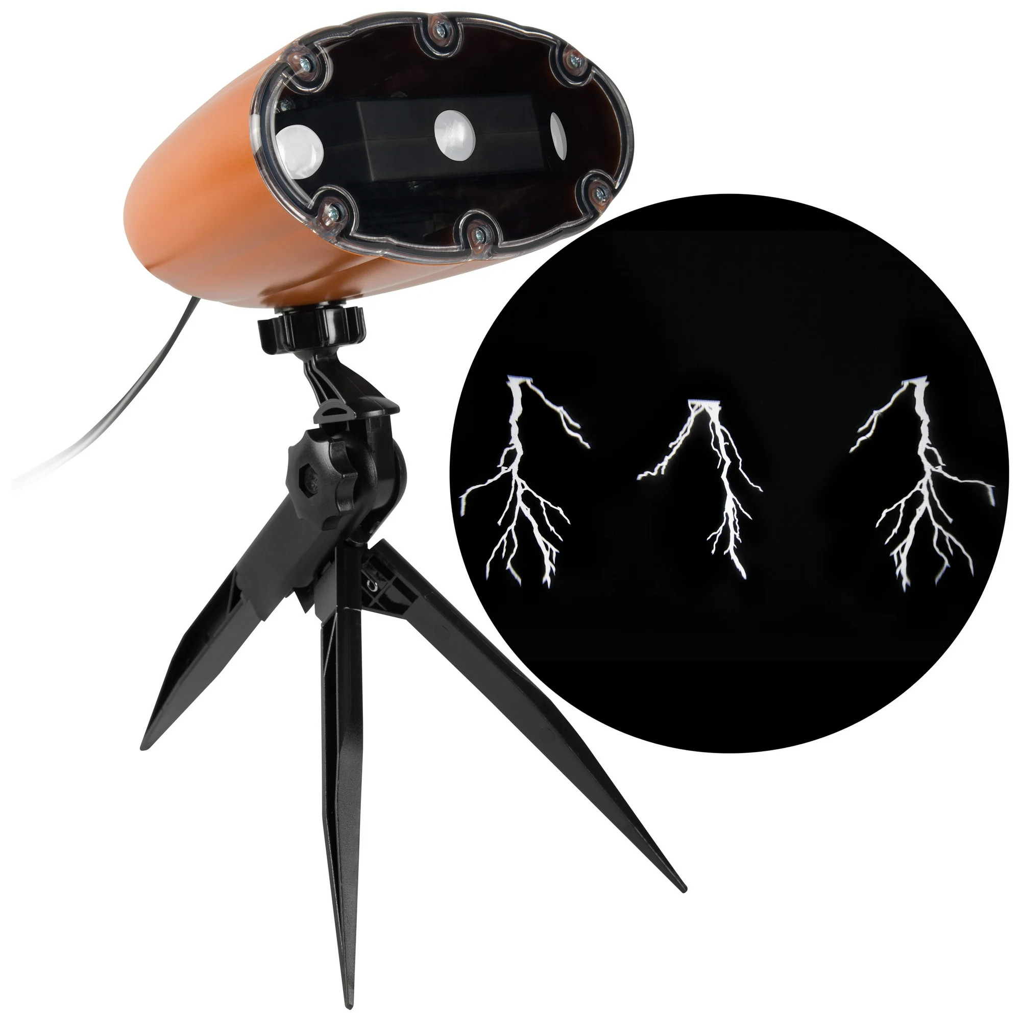 12 Inch White Thunder Bolt Halloween Lightshow Projection | Walmart (US)