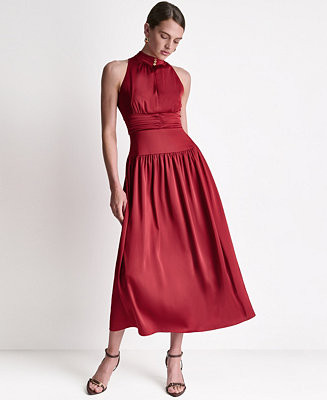 Women's Mock Neck Maxi Dress | Macy's