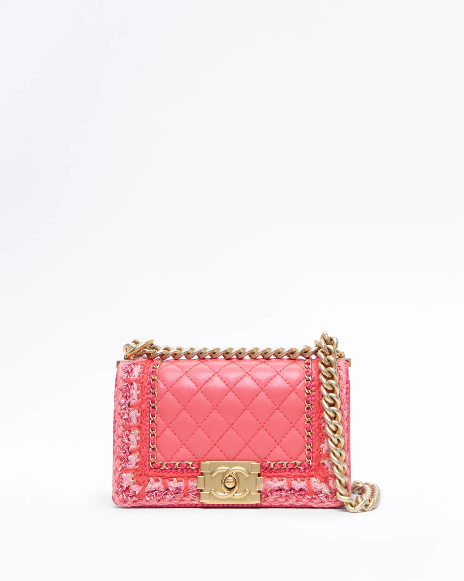 Tweed Jacket Small Boy Bag | Vivrelle