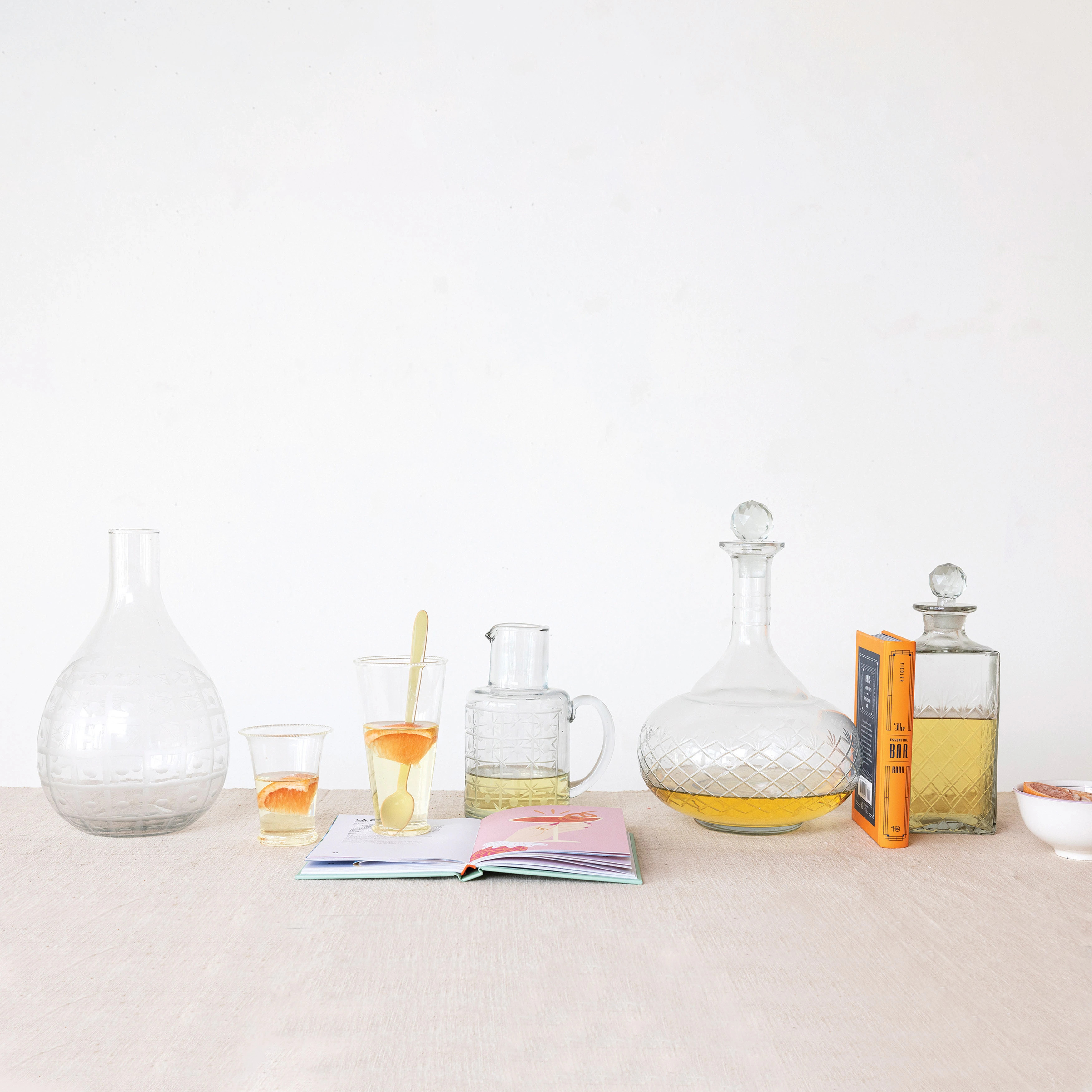 Reclaimed Etched Glass Decanter | Bed Bath & Beyond