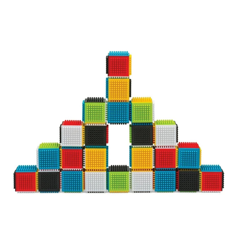 Infantino Press and Stay Stacking Blocks with Interlocking Design, 12-36 Months, 24-Piece Set | Walmart (US)