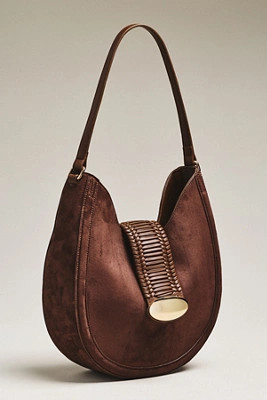 Faux-Suede Shoulder Bag | Anthropologie (US)