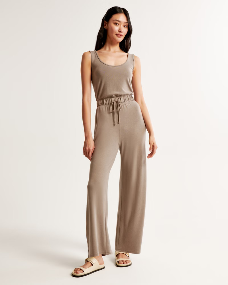 Lounge Scoopneck Jumpsuit | Abercrombie & Fitch (US)