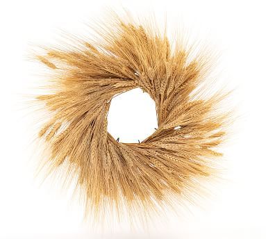 Dried Wheat Wreath, 18&quot; | Pottery Barn (US)
