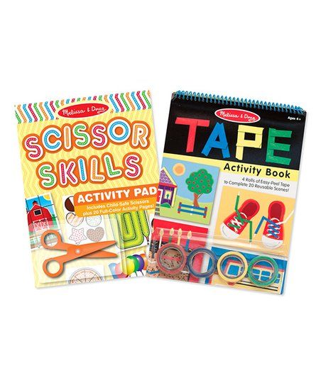 Melissa & Doug Scissor Skills & Tape Activity Book Set | Zulily