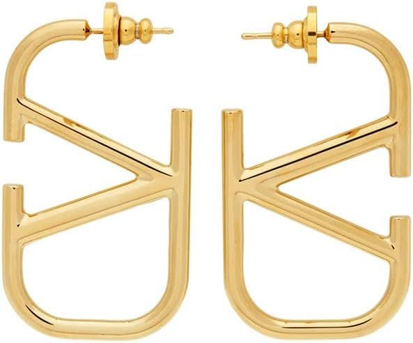 Luxurious 18K Gold V Geometric Earrings - Hypoallergenic Jewelry for Women and Girls | Ideal Gift... | Amazon (US)