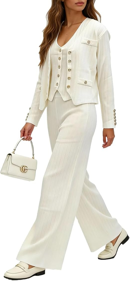 LEO'S VASE 2026 Matching Sets Women Clothing,Knit Minimalism Outfits For Women,sexy modest boutiq... | Amazon (US)
