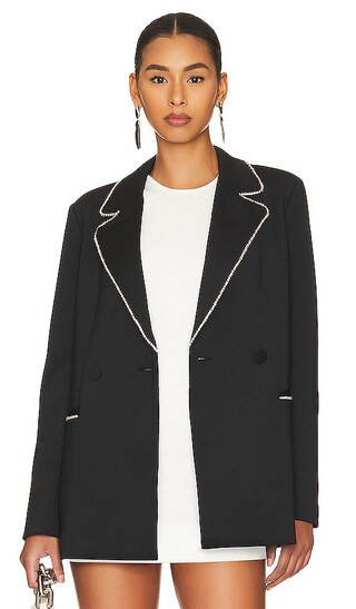 Scuba Crystal Blazer in Black001 | Revolve Clothing (Global)