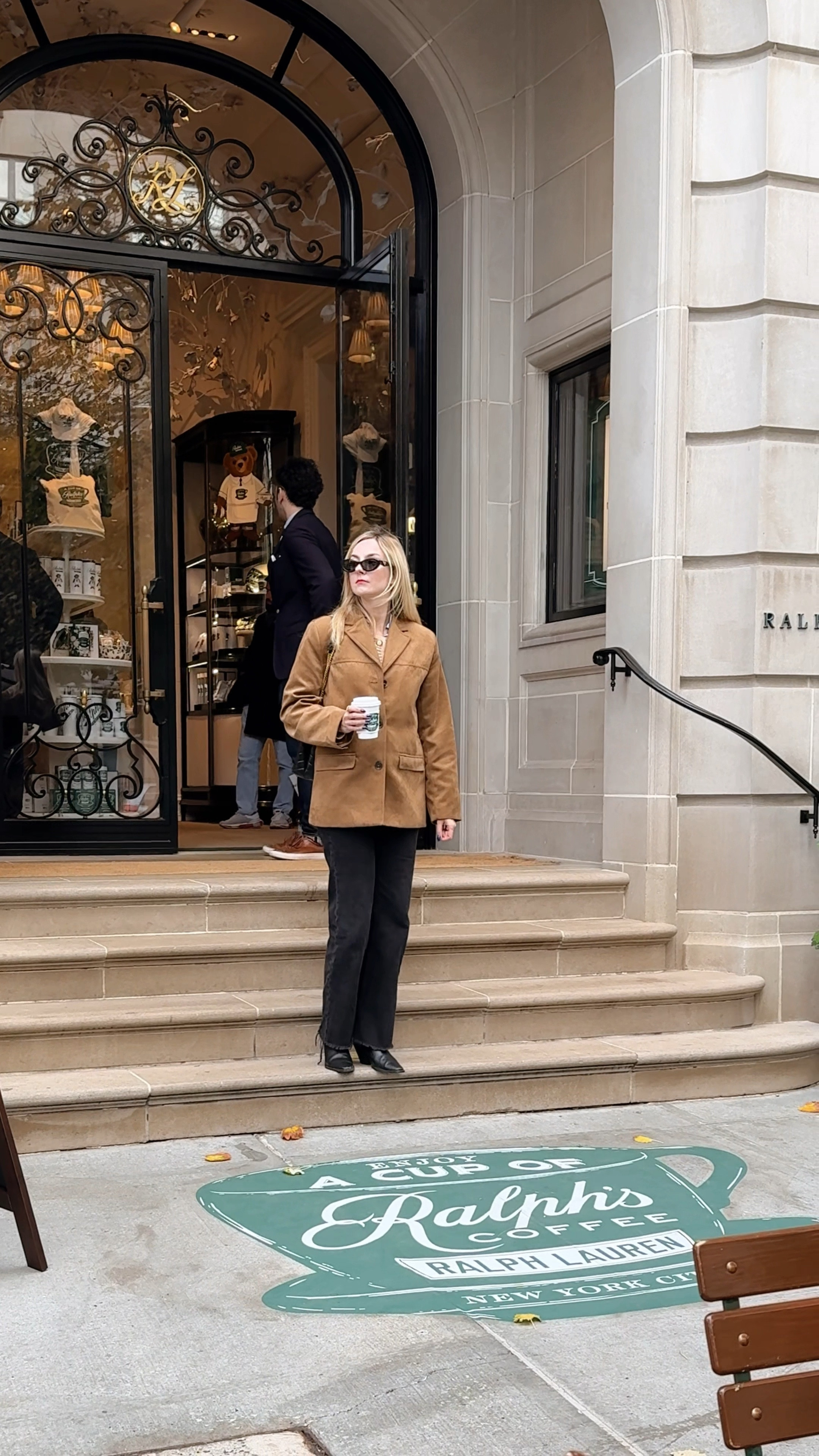 While in New York: easy fall outfit idea 
Suede jacket, black straight leg pants and  black booties 

Coffee date, New York street wear, fall outfit, autumn outfit, fall fashion, straight leg jeans, fall in New York, fall jacket, street wear 

#LTKStyleTip #LTKVideo #LTKCyberWeek