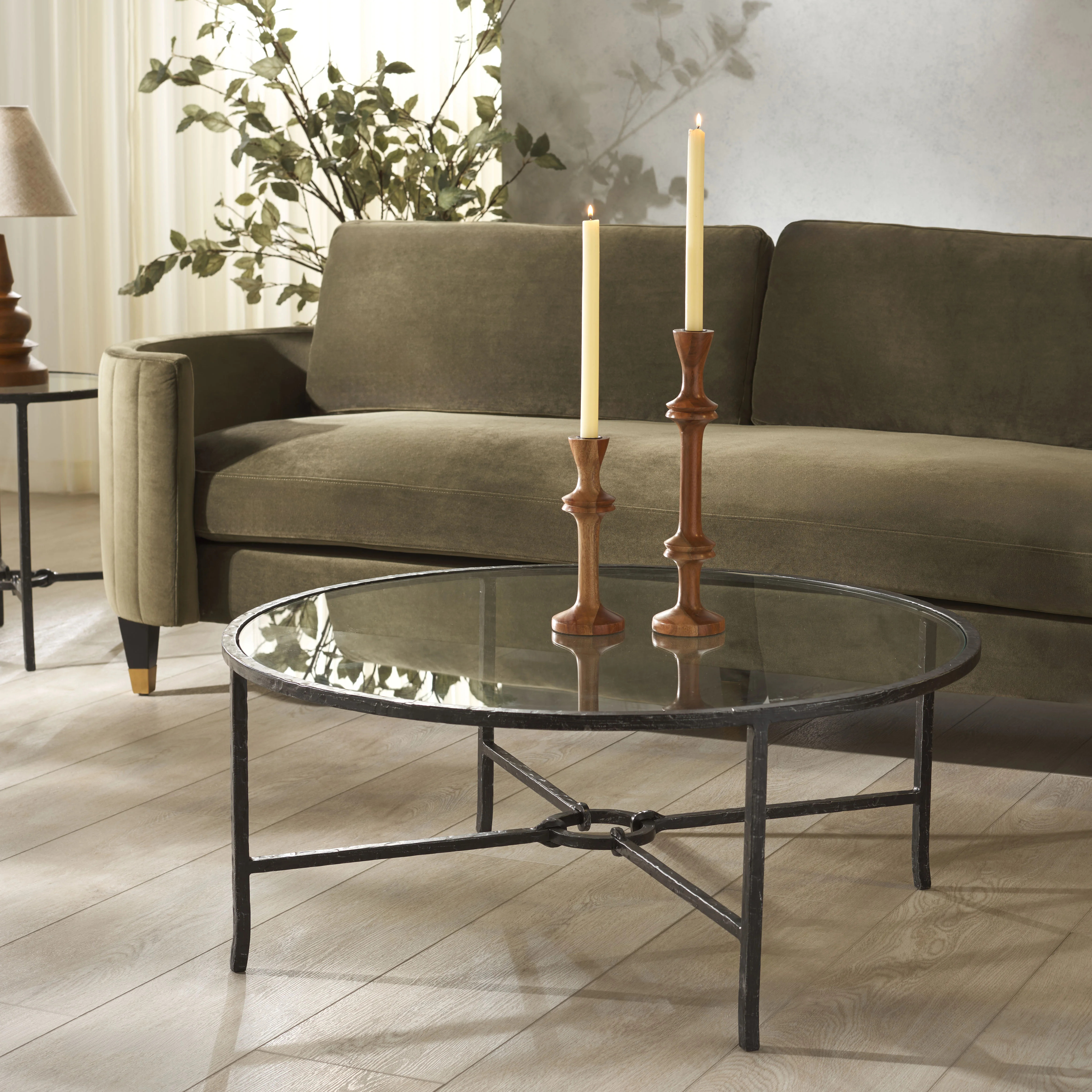 Everly Quinn Eicher Markley Forged Metal Round Coffee Table | Wayfair | Wayfair North America