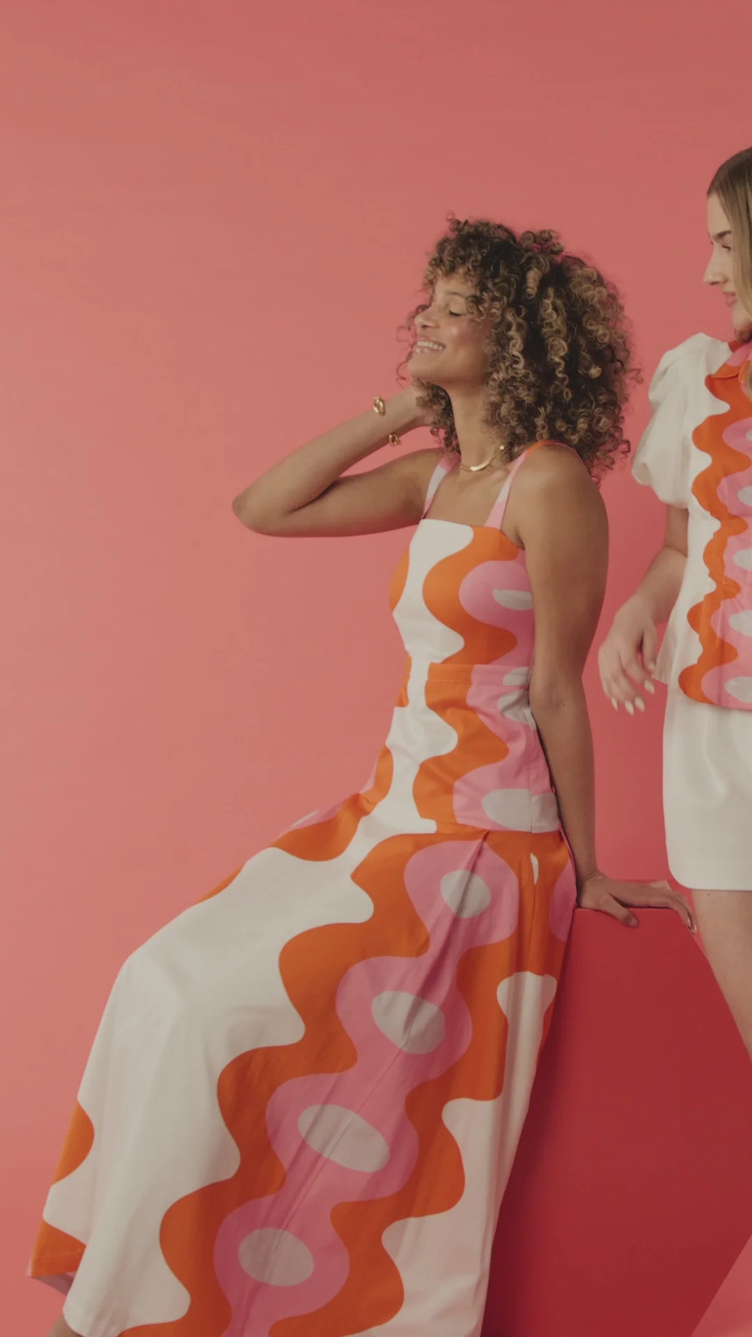 Brigitte Dress in Rosa | Emily McCarthy