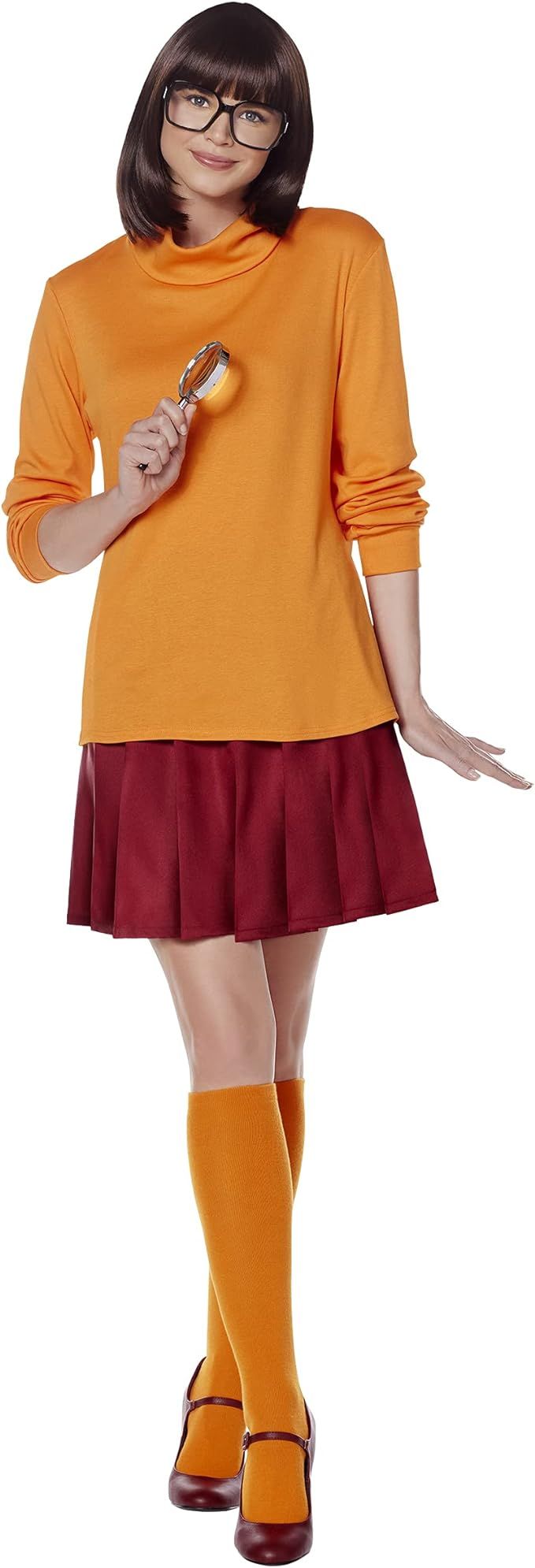 Amazon.com: Spirit Halloween Adult Scooby-Doo Velma Costume : Clothing, Shoes & Jewelry | Amazon (US)