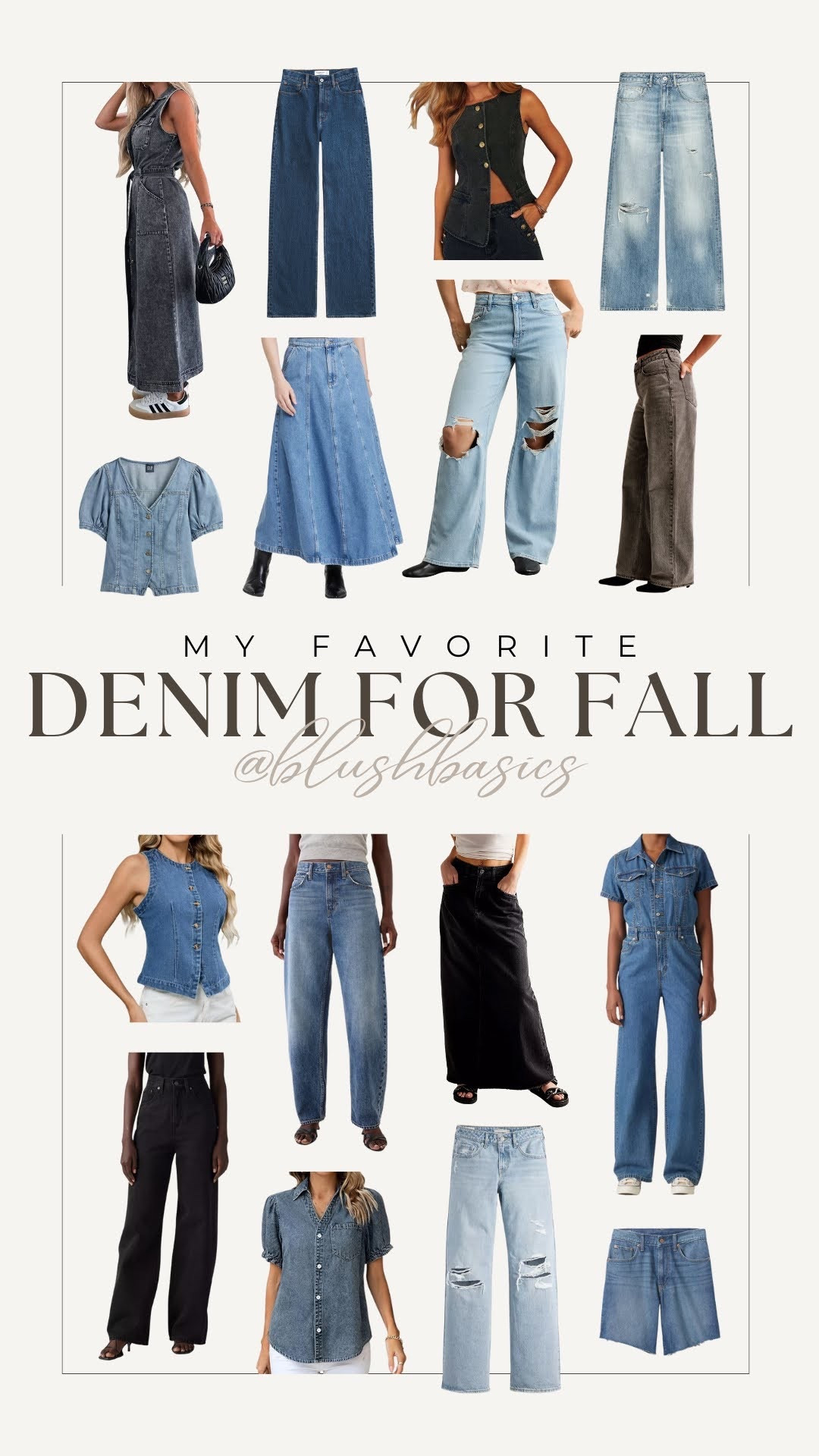 Denim favorites that are PERFECT for fall! 

#LTKSeasonal #LTKStyleTip #LTKFindsUnder100