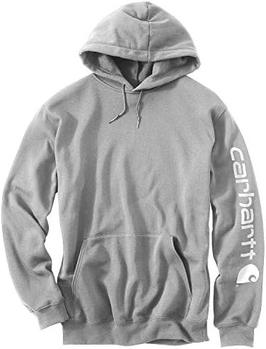 Carhartt Men's Loose Fit Midweight Logo Sleeve Graphic Sweatshirt | Amazon (US)