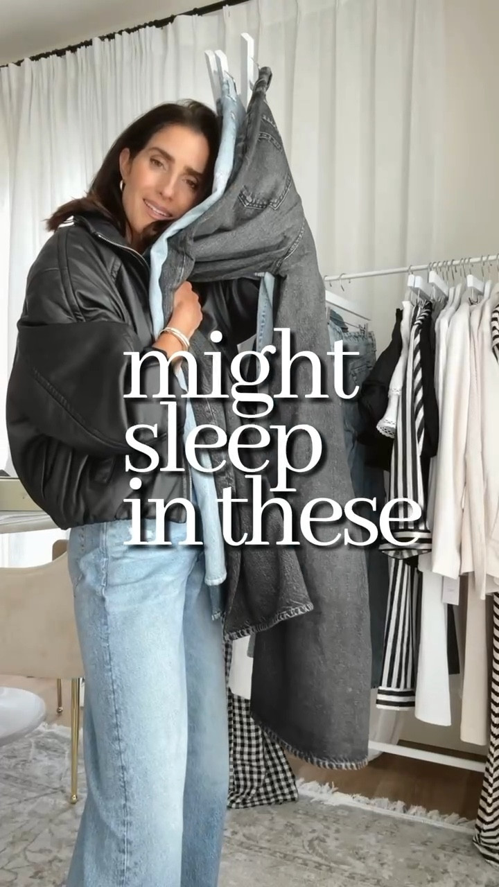 Might sleep in these 🙌🏼 I’m just shy of 5-7” and found these to run a little big I sized down one from my regular size and wearing the small cardigan xx 
StylinByAylin, Aylin #amazon #nordstrom #ootd #outfitinspo 

#LTKHoliday #LTKGiftGuide #LTKootd