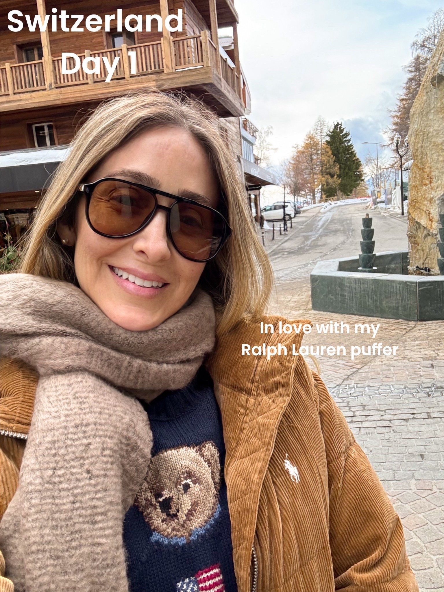 Switzerland day 1 
In love with my new Ralph Lauren puffer 
It’s soooo warm and cozy 
Stylish and elegant 
Runs tts 
Wearing a size small 
Winter outfit 
Snow outfit 
Puffer jacket 
Ralph Lauren 
Sweater 

#LTKdayinmylife #LTKU #LTKootd