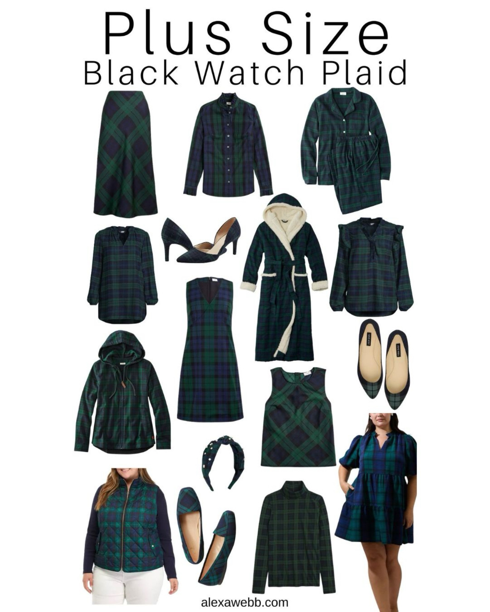Plus Size Black Watch Plaid curated by Alexa Webb.

#LTKStyleTip #LTKPlusSize #LTKSeasonal