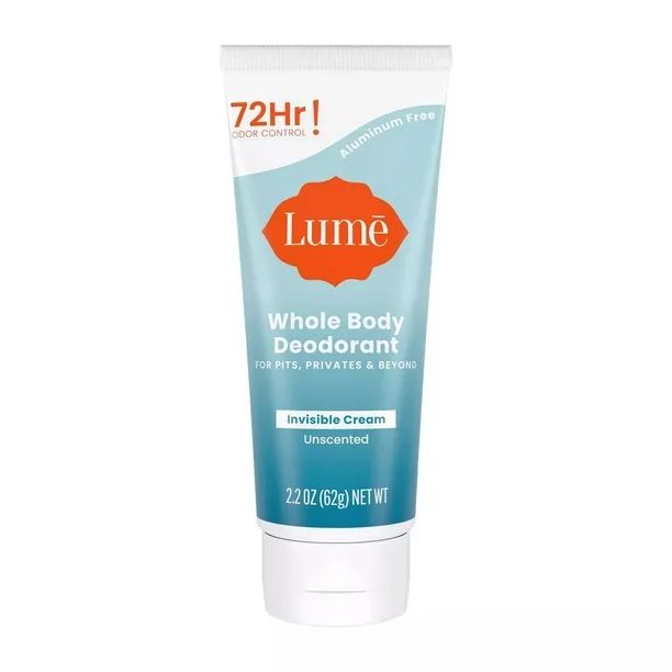 Lume Natural unisex Whole Body  Deodorant-Aluminum Free, Baking Soda Free 2.2oz Tube (Unscented) | Walmart (US)